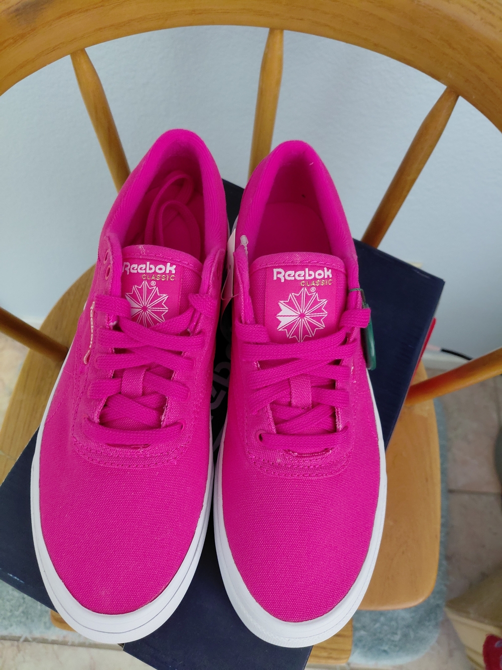 Reebok Pink Canvas Women's Sneakers